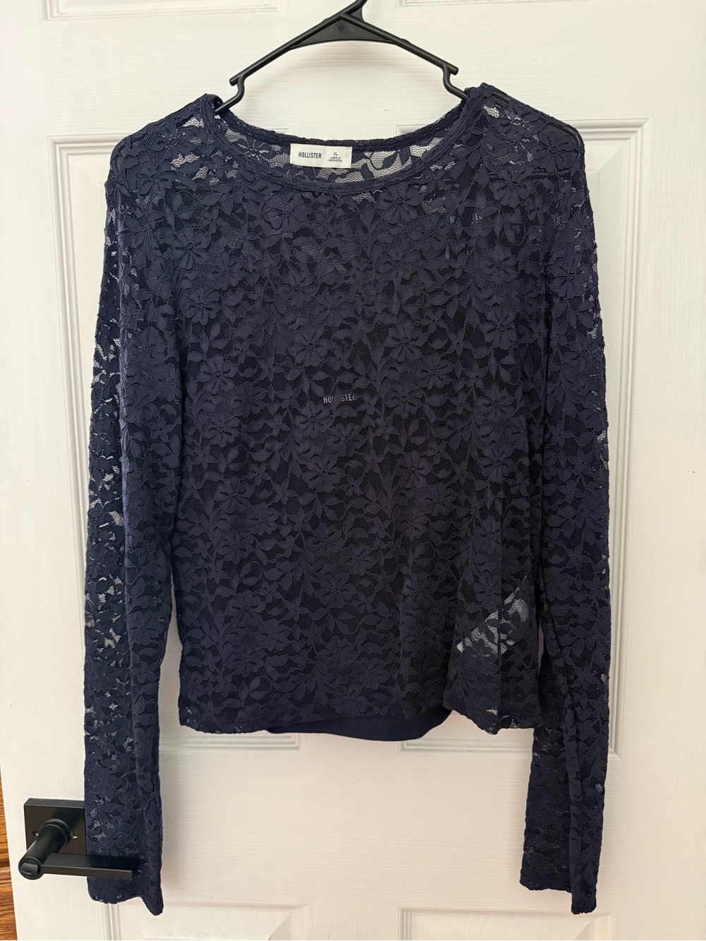Hollister Lace Long Sleeve Top